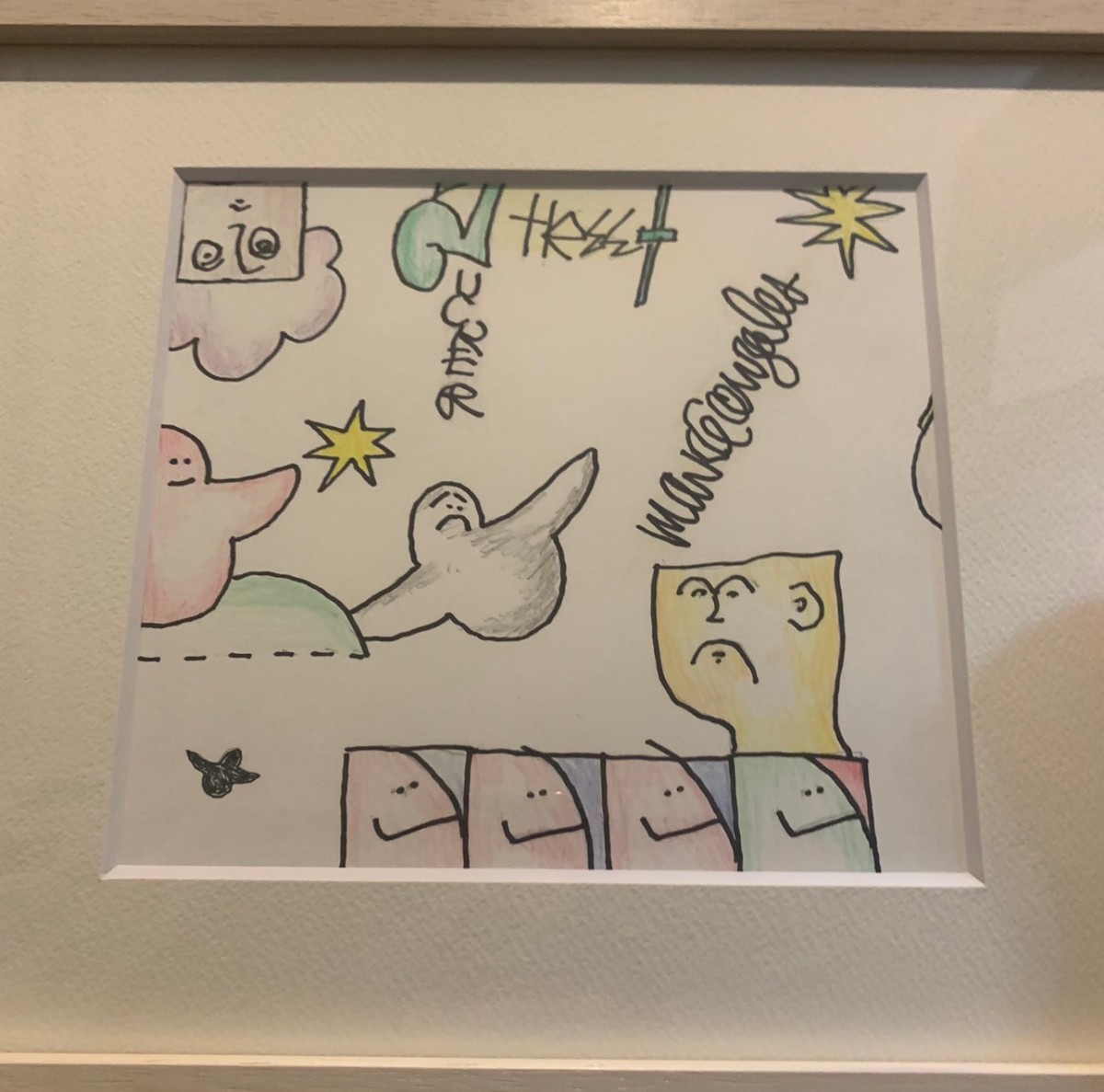 アート作品 MARK GONZALES GONZ マークゴンザレス 直筆イラスト サイン入り 原画 3_画像2