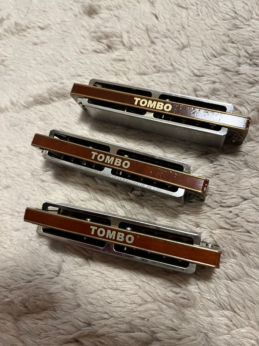 TOMBO FolkBlues３本セット10ホールズ(ブルースハープ)