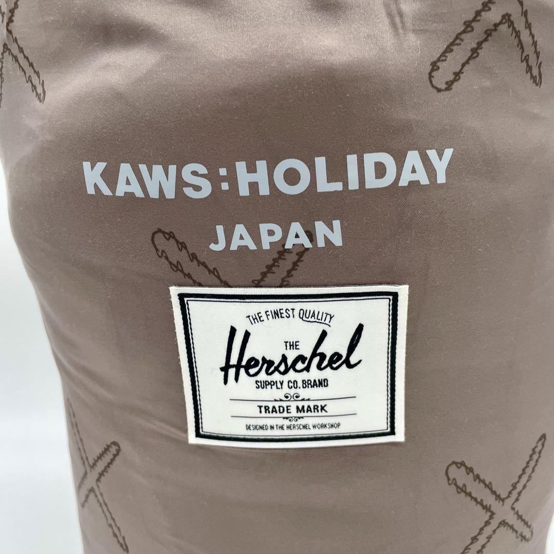 【VIP限定非売品】未使用 KAWS Herschel Supply カウズ × ハーシェルサプライ HOLIDAY JAPAN 寝袋 シュラフ ブラウン_画像2