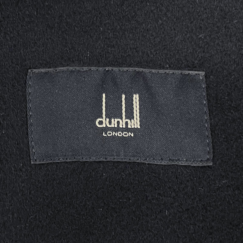 【N A68】中古・美品　dunhill / ダンヒル　カシミア チェスター コート　カシミア 100％　イタリア製　ブラック　メンズ S_画像5