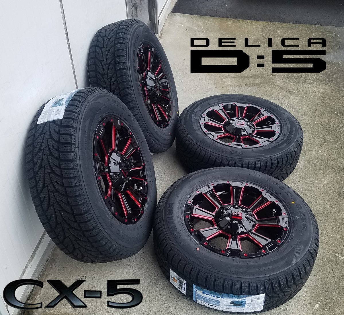 即日発送 【スタッドレス】 デリカD5 エクストレイル CHR クロスロード CX-5 CX-3 16インチ DeathRock SAILUN ICEBLAZER WST1 225/70R16_画像4