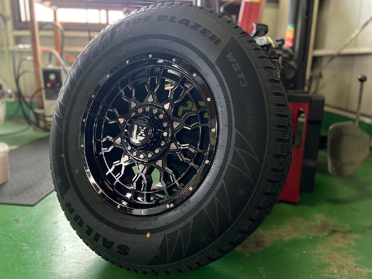 即日発送 Jeep JK/JL ラングラー スタッドレス SAILUN WST3 265/70R17 17インチ 新品 タイヤホイールセット 1台分 ノーマル車高対応_画像4