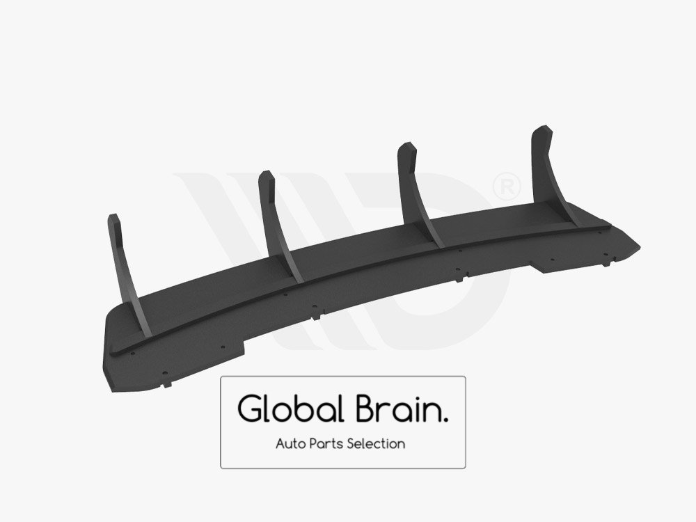 アウディ A4 B8.5 B8 後期 標準バンパー リア センター ディフューザー フィン / リア スプリッター バランス アンダー レーシング_画像7