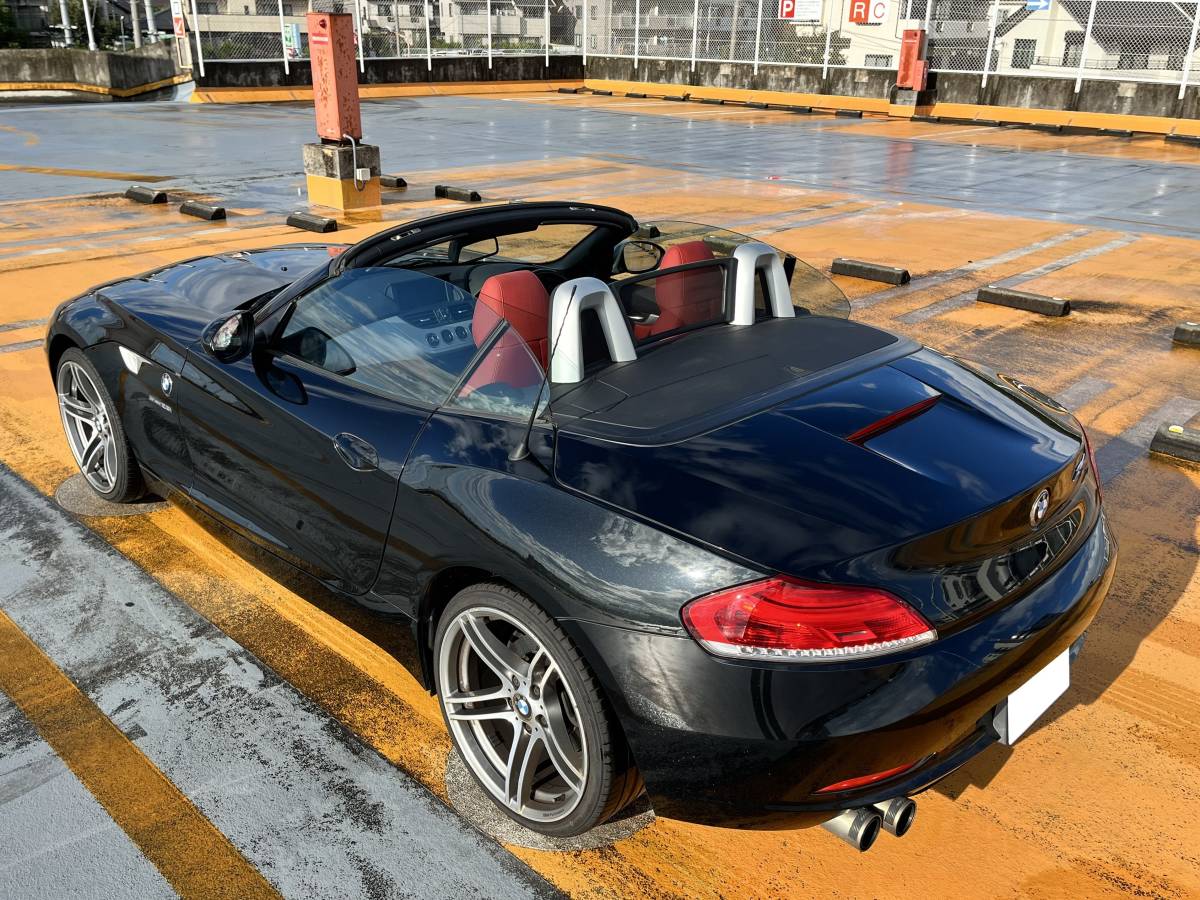 【超美車】【カスタム多数】BMW Z4 sDrive 23i ハイラインパッケージ/ブラックサファイア/赤本革【検5/12】パドルシフト/電動オープンOK_車検【令和5年12月26日】乗って帰れます