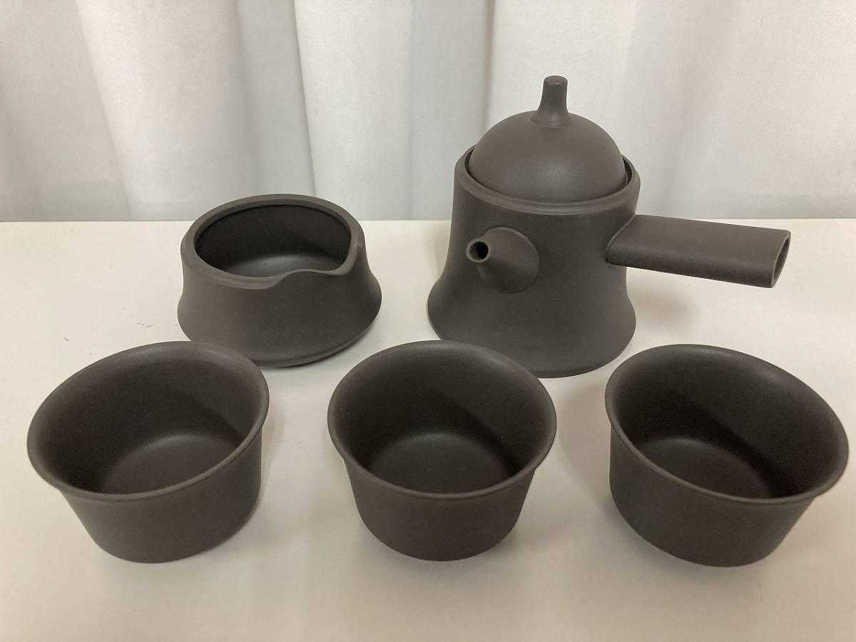 ■ioy1028■大倉陶園　御茶器セット　急須　湯呑み　湯冷まし　GEM-STONE WARE■