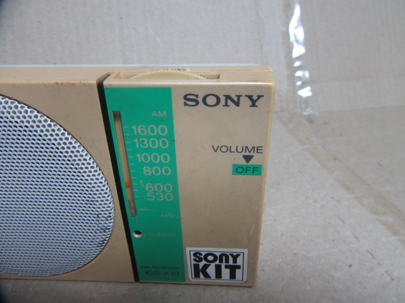 G15:ソニー　SONY　KIT　AМラジオ　ICR-K10　日本製_画像2