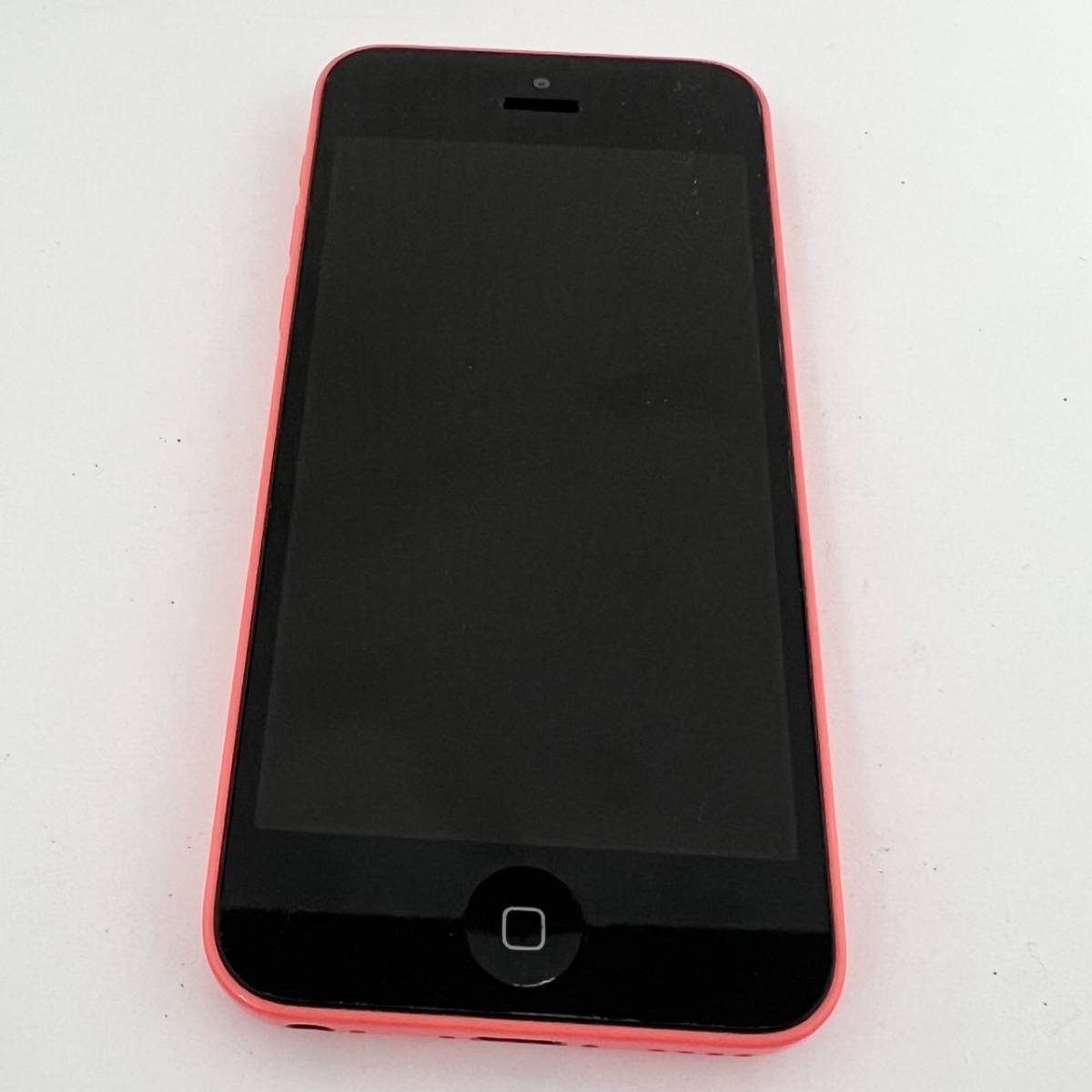 13061/ iPhone5C A1456 Apple アイフォン パステルピンク アップル アイフォン 携帯電話 スマートフォン_画像1