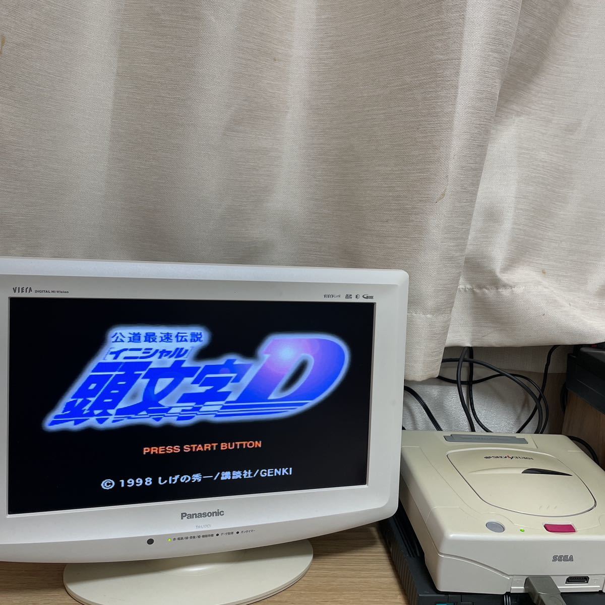 【帯 ハガキ ステッカー付】頭文字D イニシャルD セガサターン_画像10