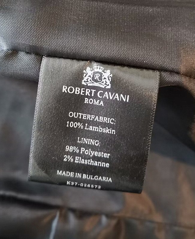 最高峰逸品※定価32万*イタリア・ローマ発*ROBERT CAVANI/ロベルトカバーニ*最上級イタリア羊革使用・レザージャケット・コート46/M_画像6