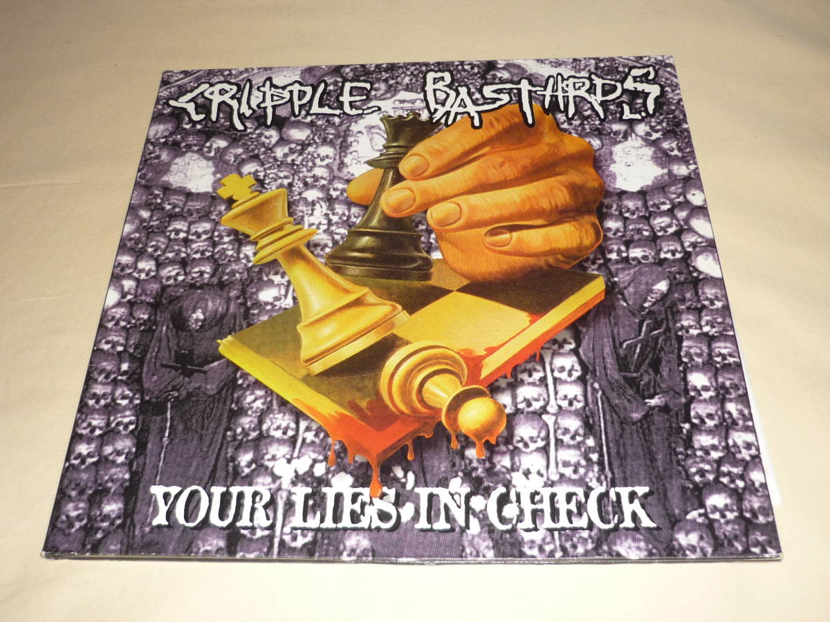 Cripple Bastards / Your Lies In Check ～ Germany / Ecocentric Records E.R. # 141 / ポスター付_画像1