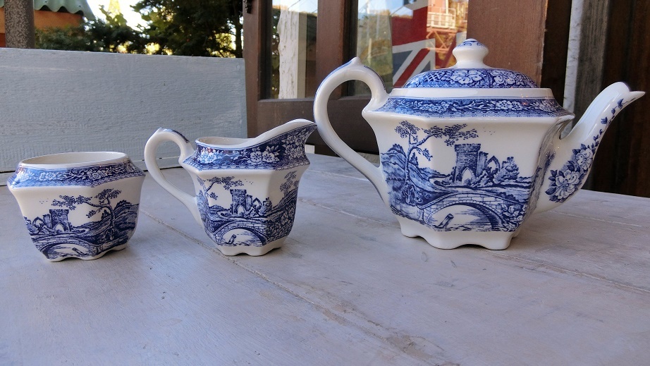 イギリス製 JAMES SADLER AFTERNOON TEA Pekin teapot set Brigadoon ジェームズ・サドラー  ティーポットセット