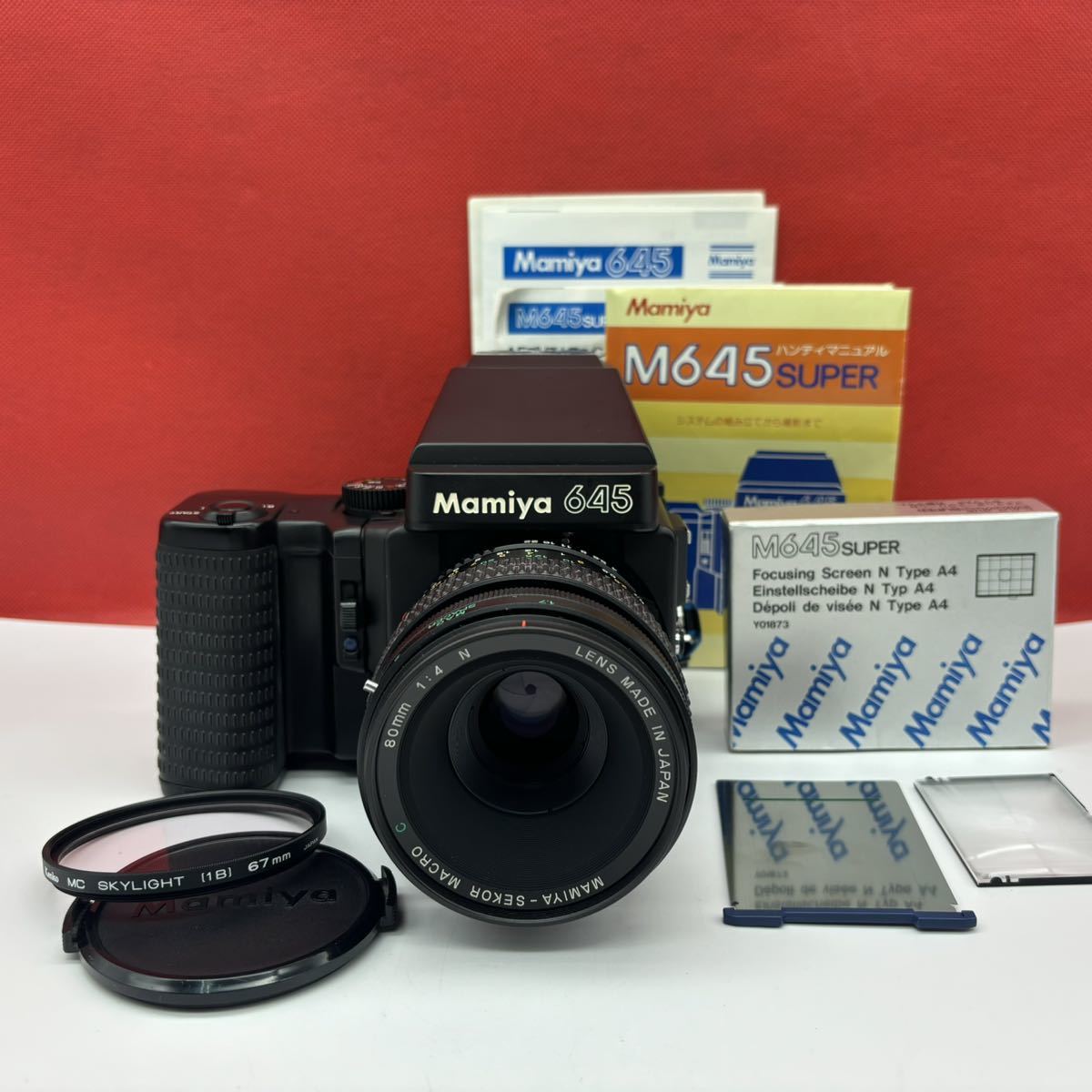 ◇◇ 完動美品 マミヤ Mamiya M645 中判 フィルムカメラ + セコール C