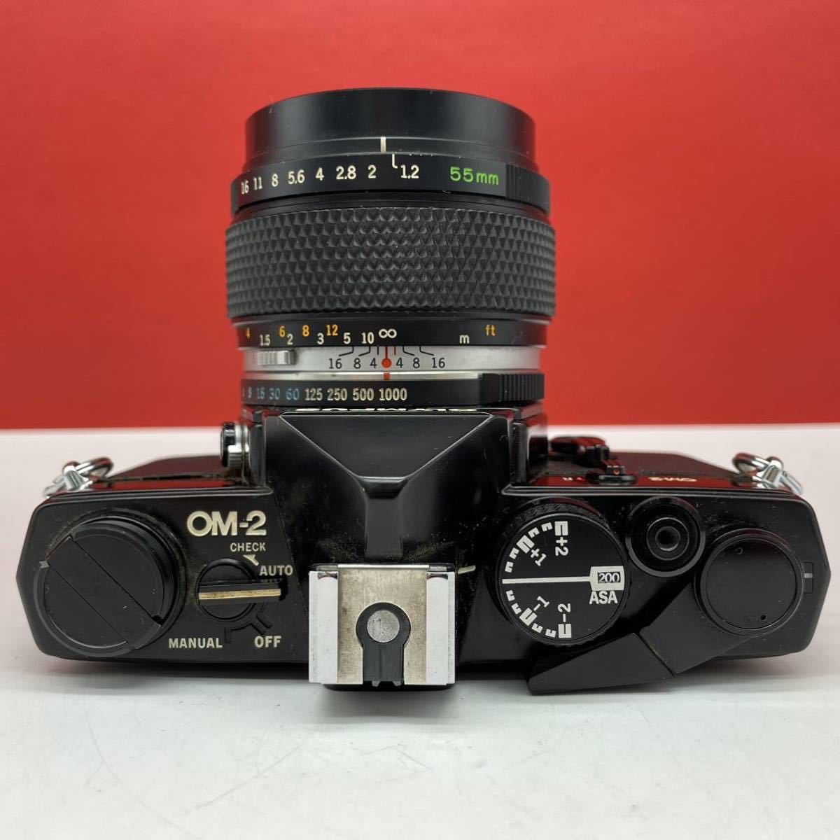 □ OLYMPUS OM-2 OM-SYSTEM G.ZUIKO AUTO-S 55mm F1.2 一眼レフカメラ フィルムカメラ レンズ 動作確認済 シャッター、露出計OK オリンパス_画像5