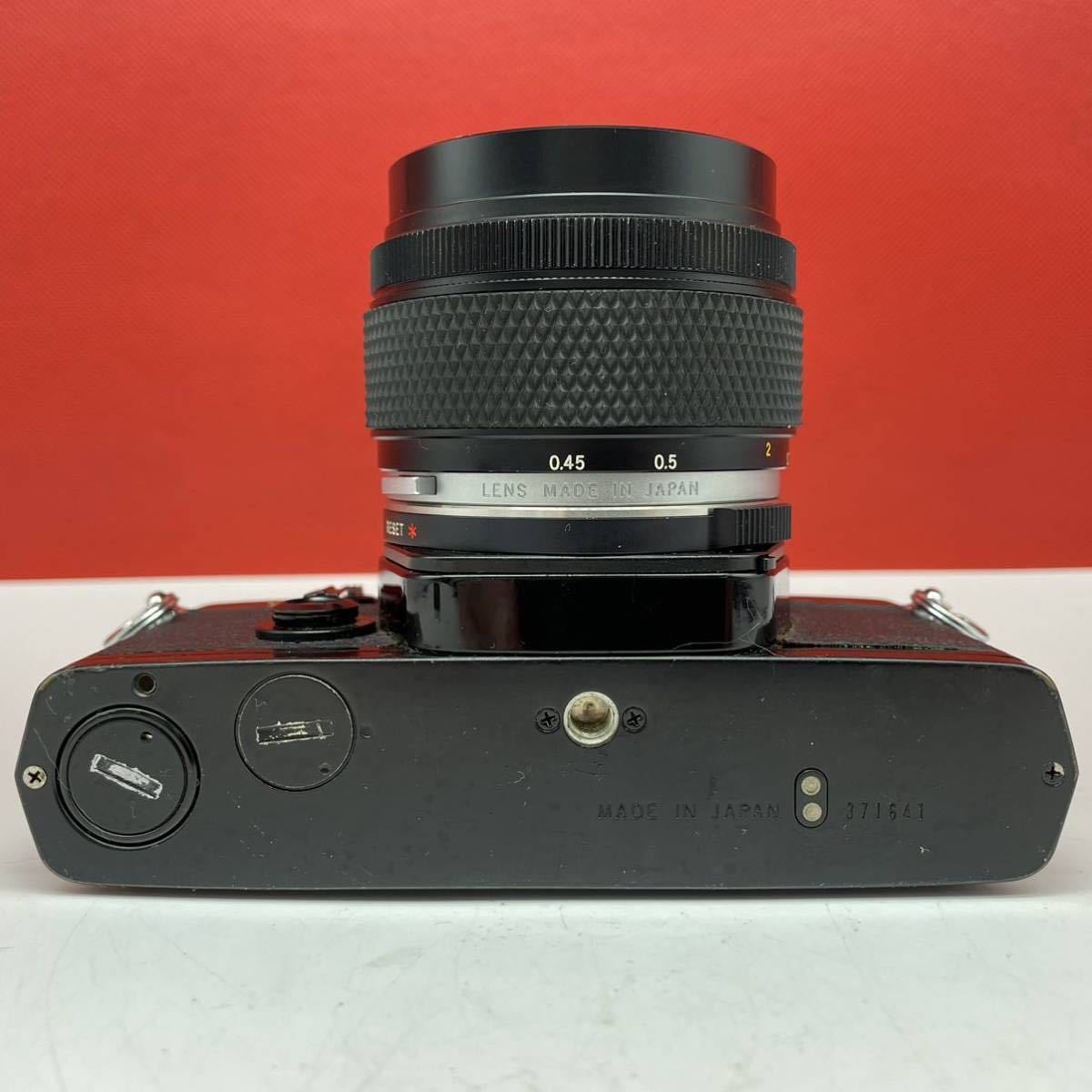 □ OLYMPUS OM-2 OM-SYSTEM G.ZUIKO AUTO-S 55mm F1.2 一眼レフカメラ フィルムカメラ レンズ 動作確認済 シャッター、露出計OK オリンパス_画像6