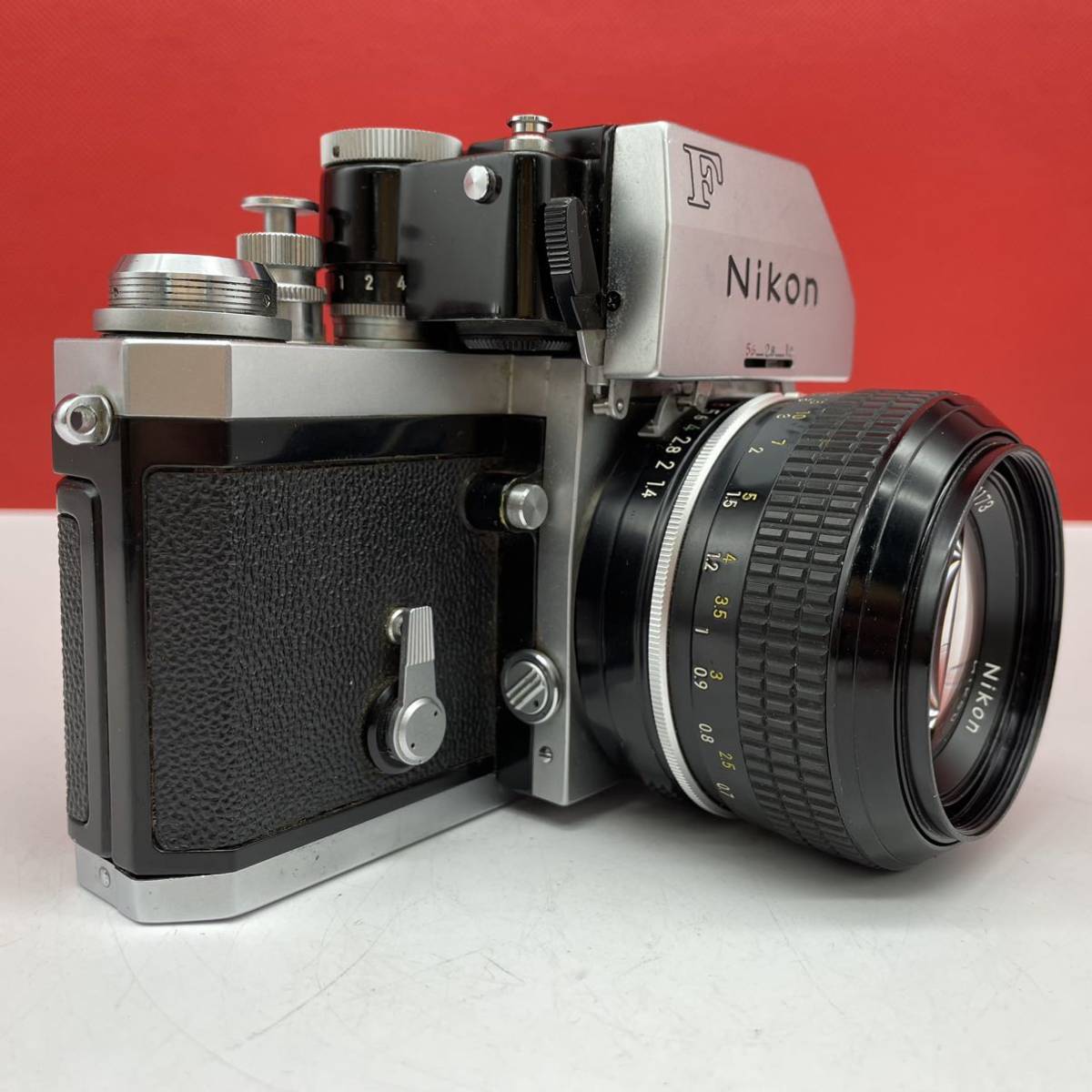 □ Nikon F フォトミック FTN 一眼レフ フィルムカメラNIKKOR 50mm F1.4 レンズ EXPOSURE METER MODEL 2 RING E2 動作確認済 現状品 ニコン_画像2