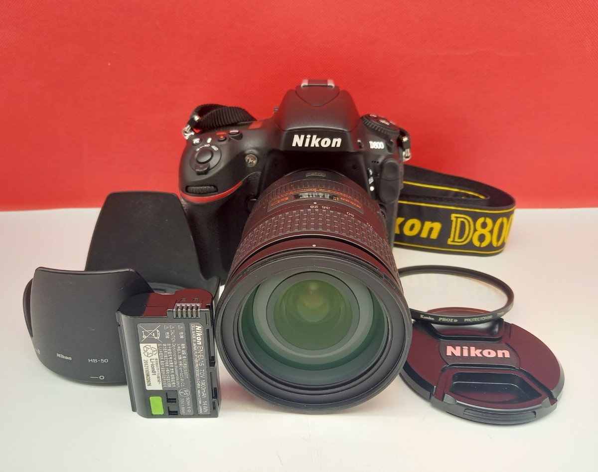 □ Nikon D800 ボディ AF-S NIKKOR 28-300mm F3.5-5.6G ED VR レンズ