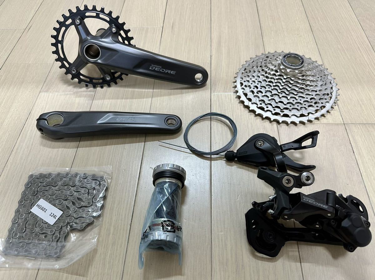 日本製】 SHIMANO マウンテンバイク11速コンポセット175mm M5120 DEORE