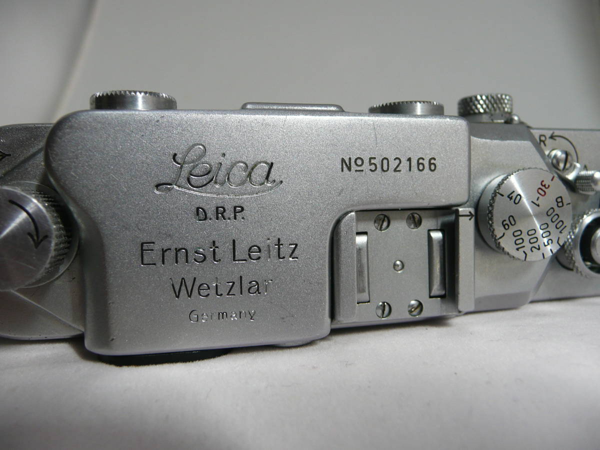 美品 Leica ライカ ⅢC シャークスキン1930年製 バルナック Lマウント 純正スプール付 Ernst Leitz Wetzlar Germany_画像4