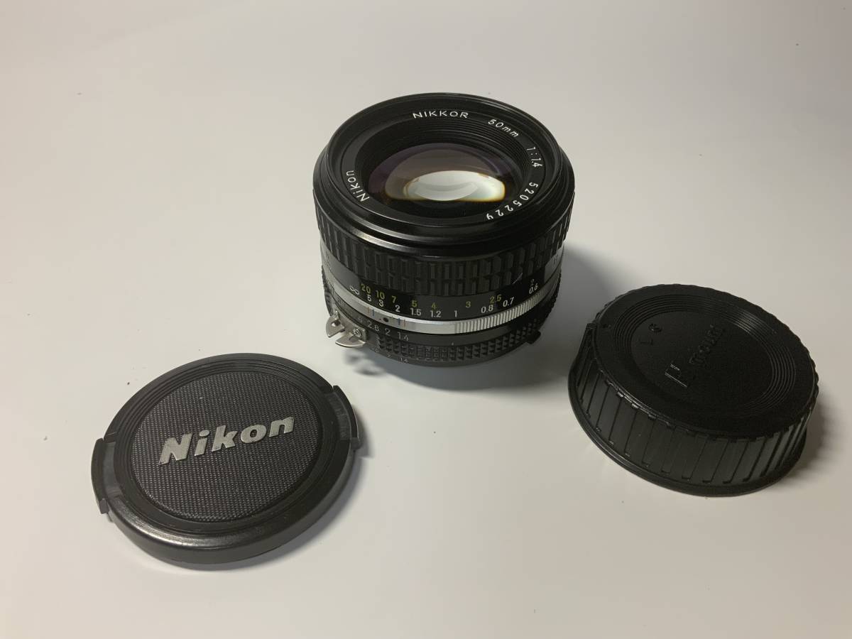 日本に オールドレンズ ニコン Nikon Mint Near NIKKOR F1.4 50mm ai-s