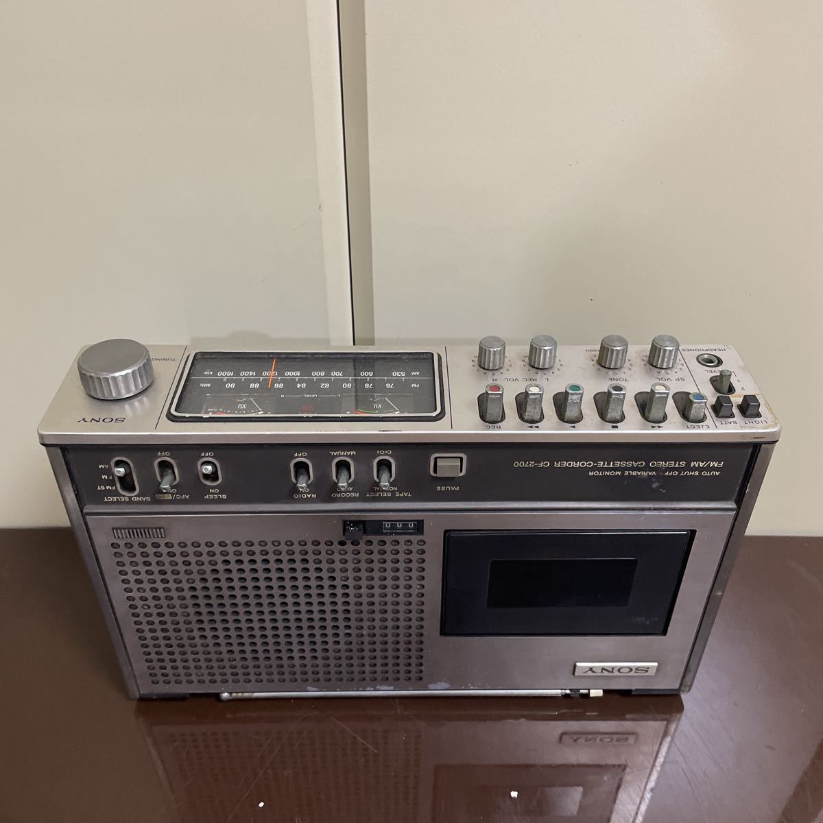 SONY ソニー ラジカセ CF-2700 通電 ラジオ 確認済み-