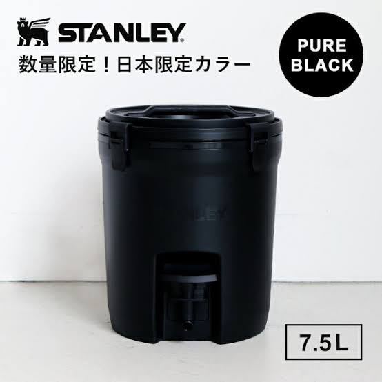  новый товар нераспечатанный Stanley STANLEY[ ограничение чистый черный ] термос кувшин для воды 7.5L стандартный товар Япония специальный заказ цвет 