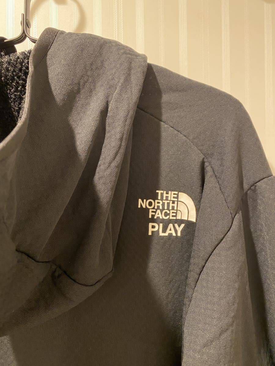 THE NORTH FACE PLAY限定PLAY Grid Fleece Hoodie NL72301R 黒 XLサイズ