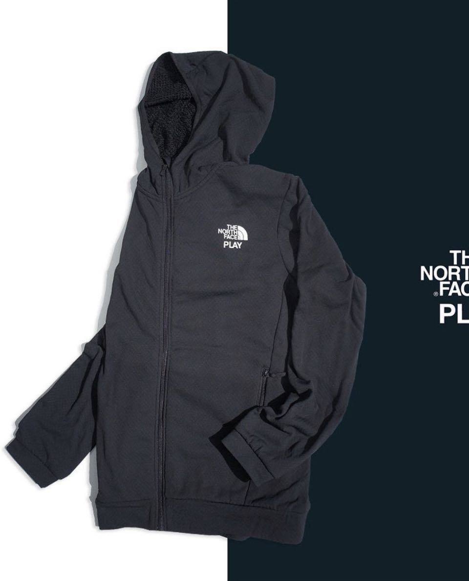 THE NORTH FACE PLAY限定PLAY Grid Fleece Hoodie NL72301R 黒 XLサイズ