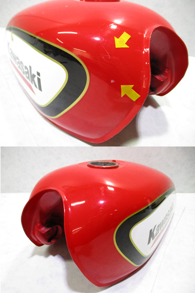 3☆250TR用タンク1016 純正.キャブ車.BJ250F.凹み浅め(カワサキ用