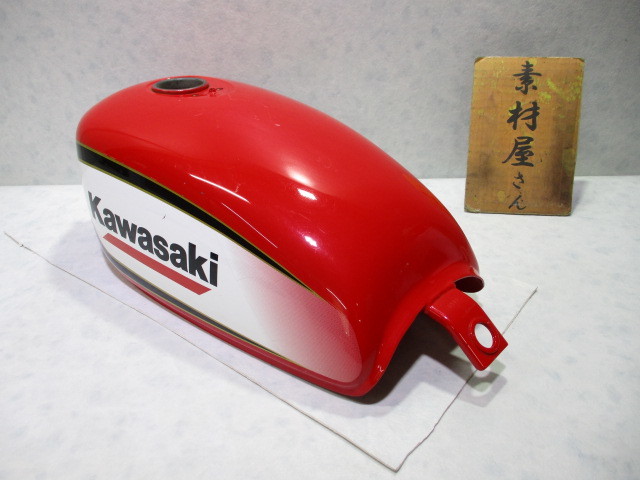 3☆250TR用タンク1016 純正.キャブ車.BJ250F.凹み浅め(カワサキ用