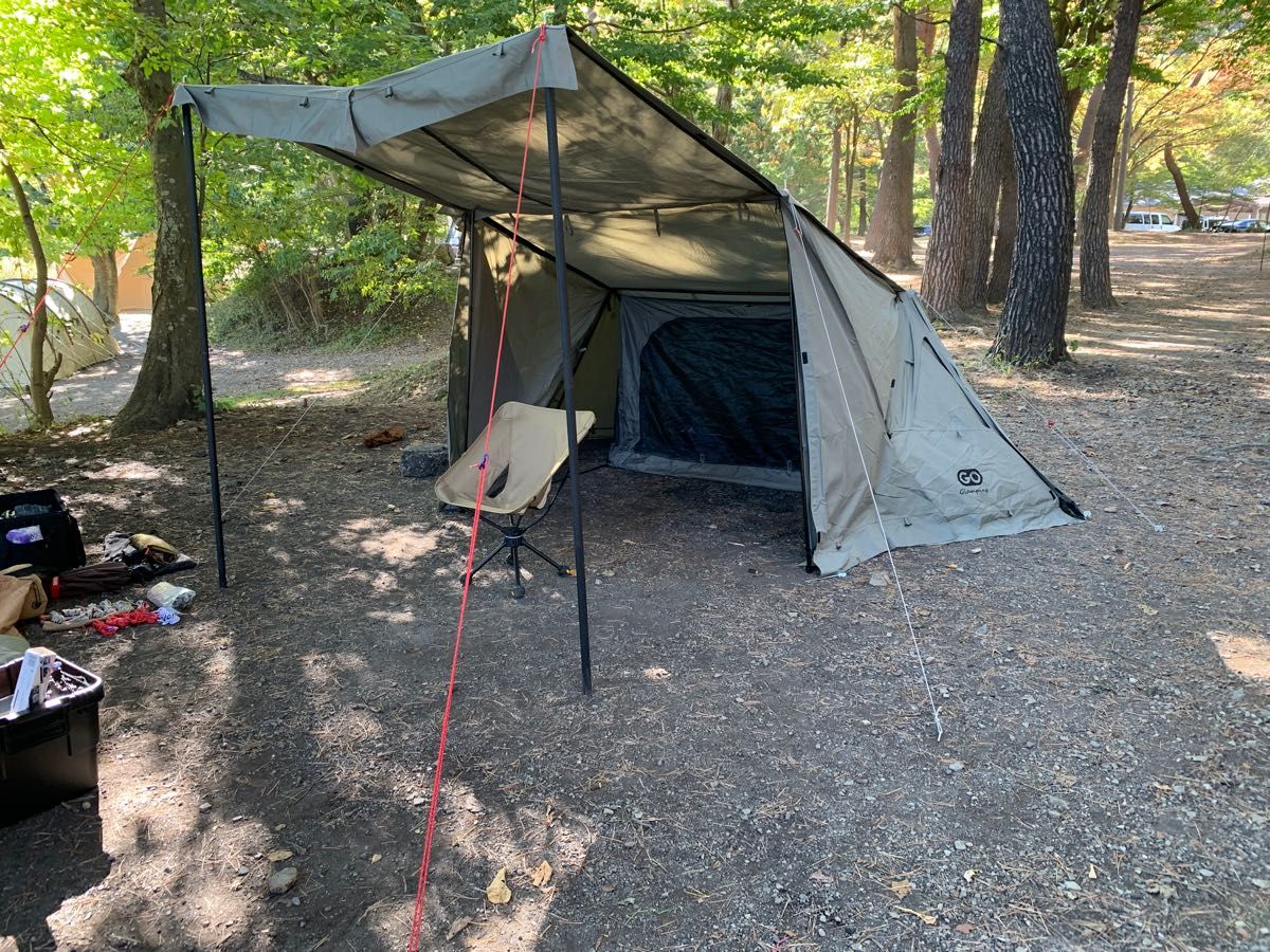 GoGlamping GGパップテントと前幕 二又ポール仕様|Yahoo!フリマ GoGlamping GGパップテントと前幕 二又ポール仕様|Yahoo!フリマ