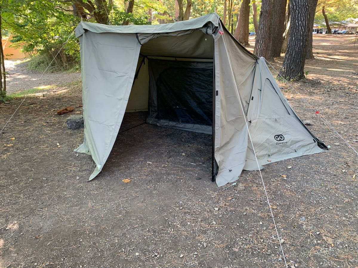 GoGlamping GGパップテントと前幕 二又ポール仕様|Yahoo!フリマ GoGlamping GGパップテントと前幕 二又ポール仕様|Yahoo!フリマ