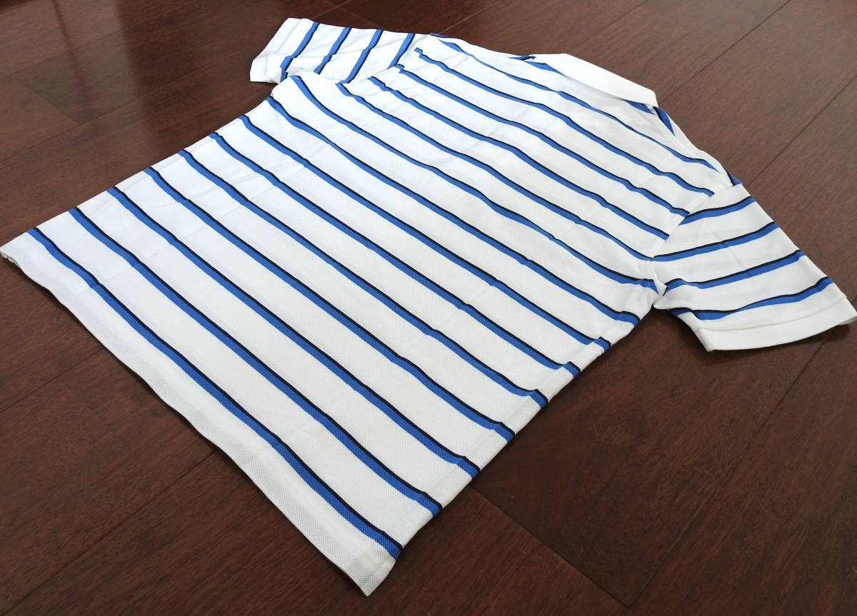 ユニクロ UNIQLO ドライカノコ ボーダー ポロシャツ 半袖 Sサイズ【新品未使用】_画像5