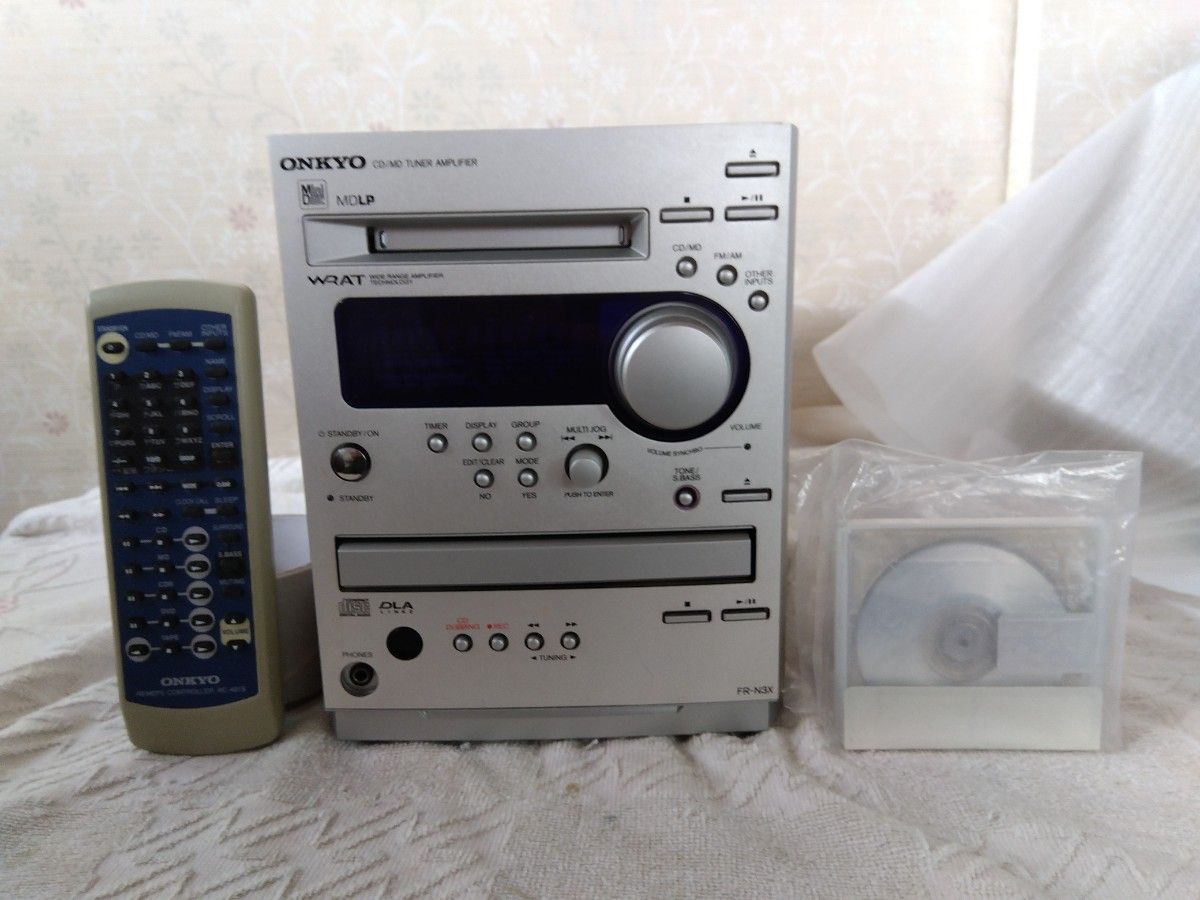 ONKYO CD/MDチューナーアンプ FR-N3X リモコン、おまけ付き