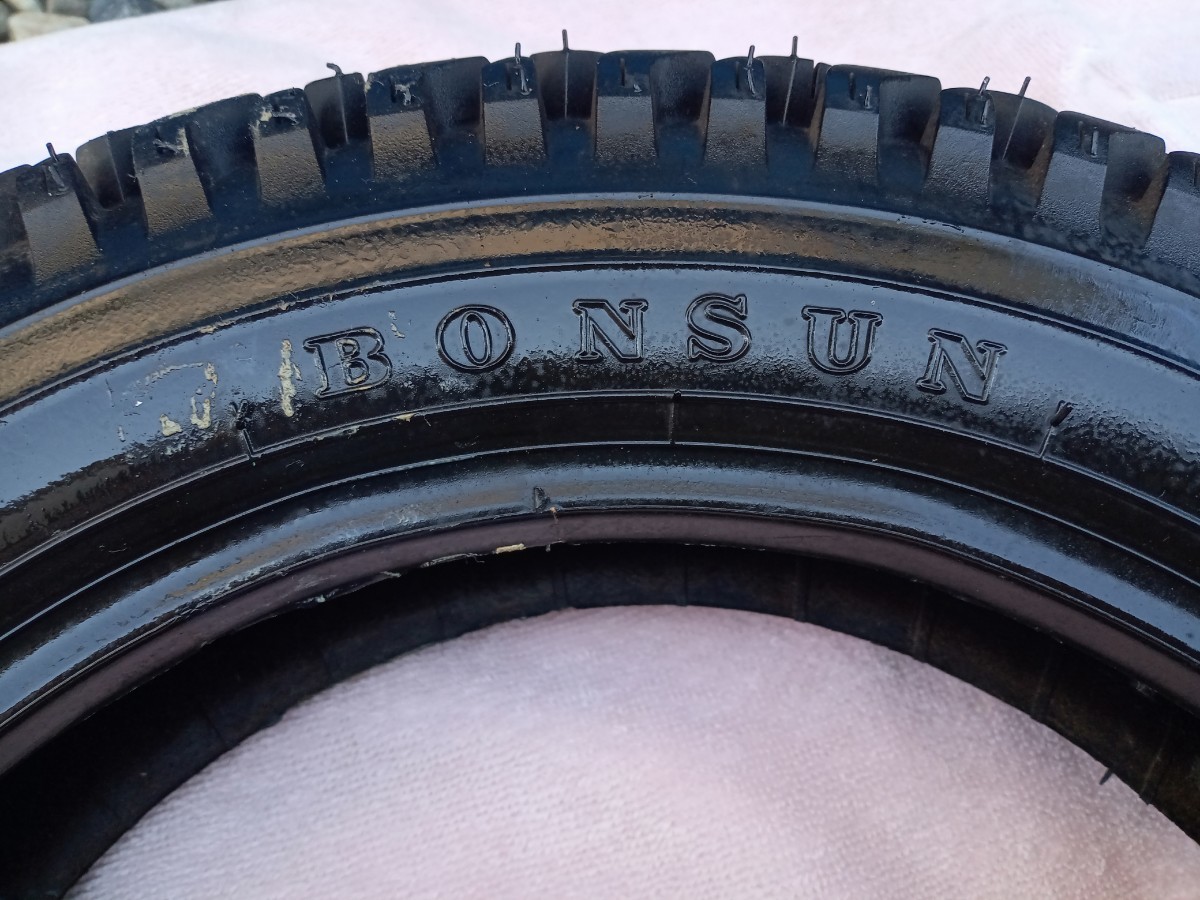 3.00-10 BONSUN studded snow tire used 2 pcs set Dio Jog let's 