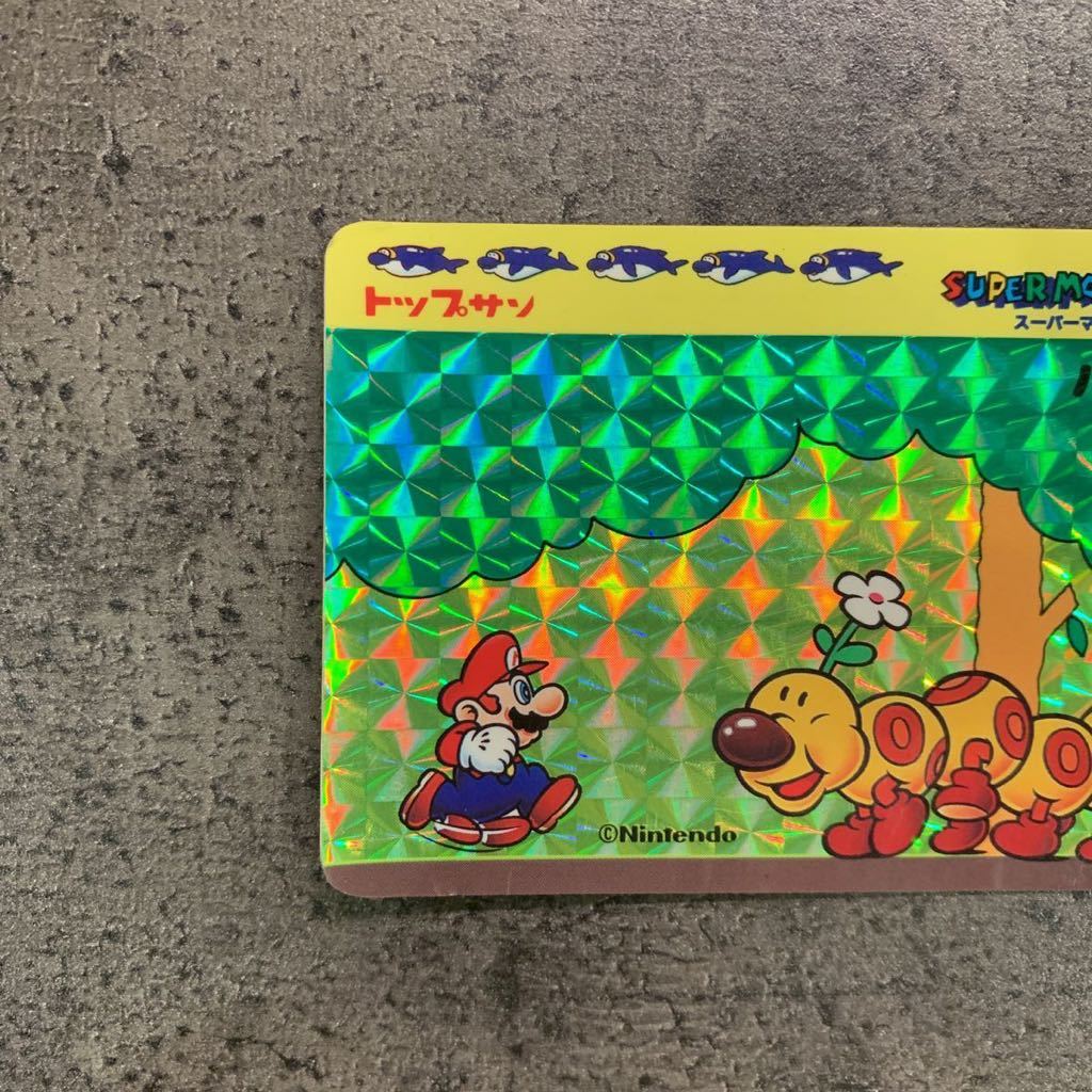 マリオ トップサン プリズム キラカード シール ハナちゃん マリオ トップサン プリズム キラカード シール ハナちゃん