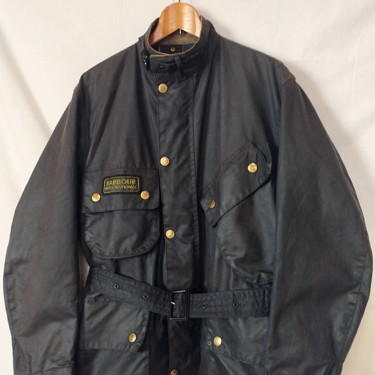 Barbour International 旧3クレスト C42 バブアー インターナショナル ジャケット ユーロ ヴィンテージ/NATO/ベルスタッフ/Belstaff_画像1