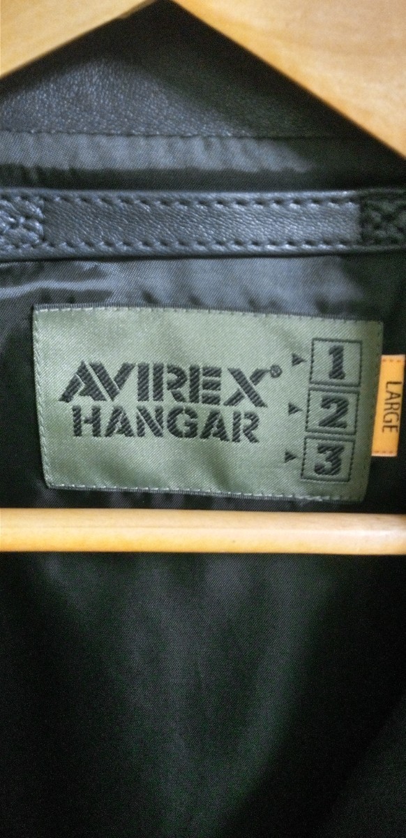 有名ブランド CWU AVIREX レザージャケット 羊革 シャツ