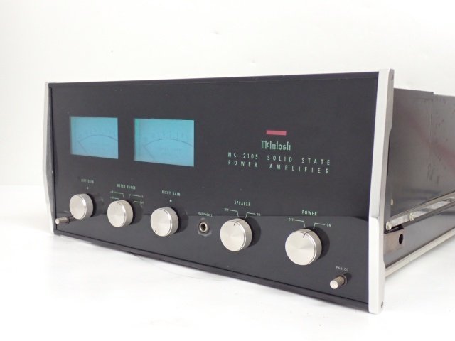 お得セット ステレオパワーアンプ McIntosh MC2105 6BD9E-1