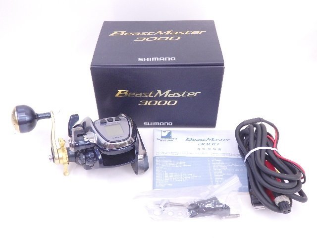 贅沢 電動リール Shimano/シマノ 13 6BA5D-10 § ビーストマスター 電源