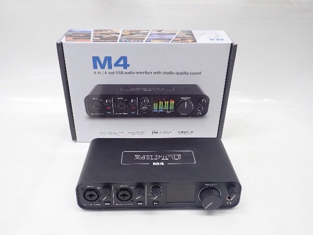 MOTU モツ USBオーディオインターフェース M4 元箱付き ¶ 6C1C0-11_画像1