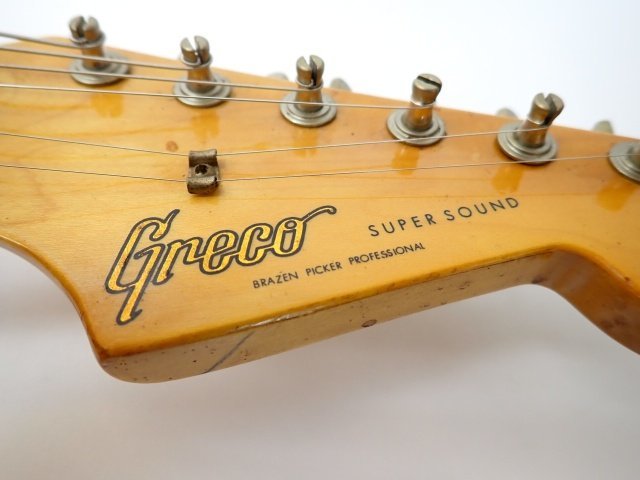 弦張替済】 Greco グレコ エレキギター SUPER SOUND スーパー 弦張替済】 Greco グレコ エレキギター SUPER SOUND スーパー