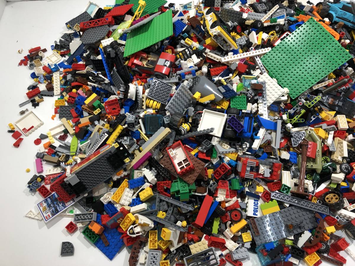 1円スタート ジャンク品 LEGO レゴブロック 大量 15kg以上 まとめ 知育 