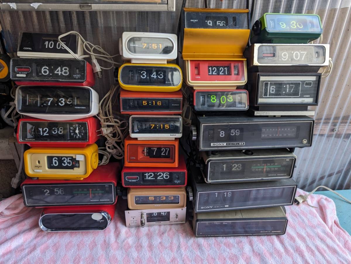 パタパタ時計 デジタル時計 73個 SEIKO セイコー CITIZEN パタパタ時計 デジタル時計 73個 SEIKO セイコー CITIZEN