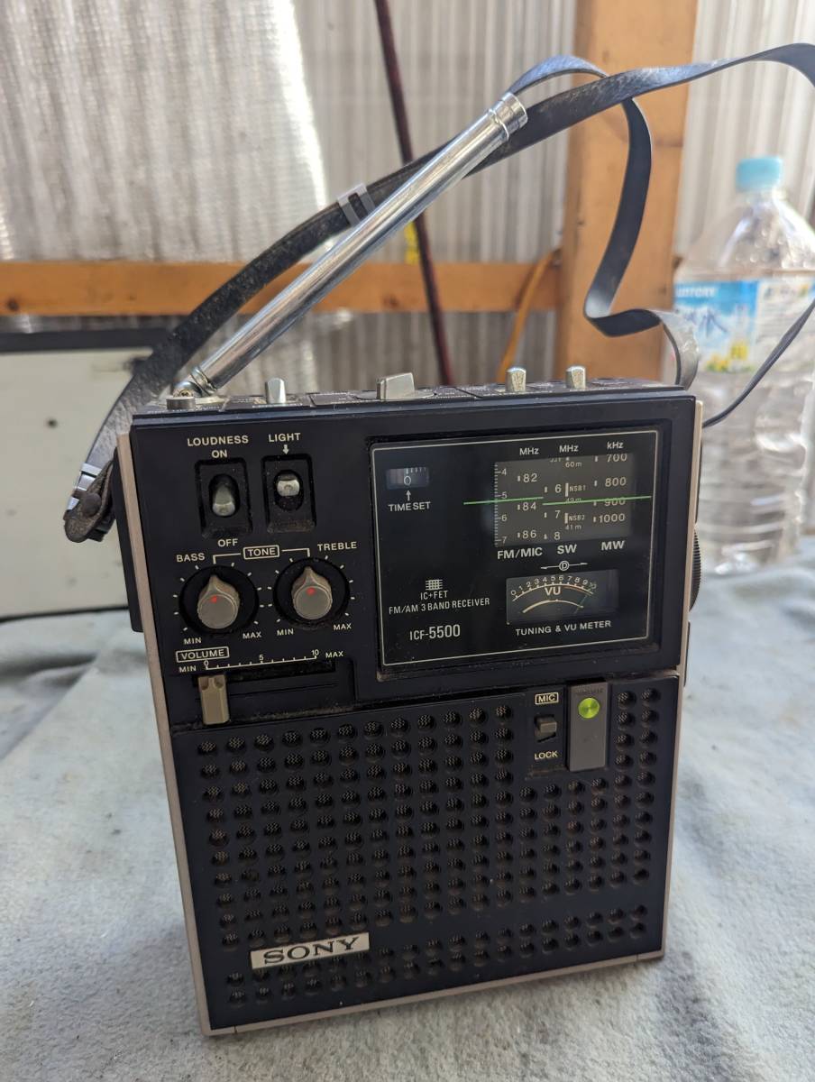 SONY スカイセンサーICF-5500 ジャンク品 - ラジオ