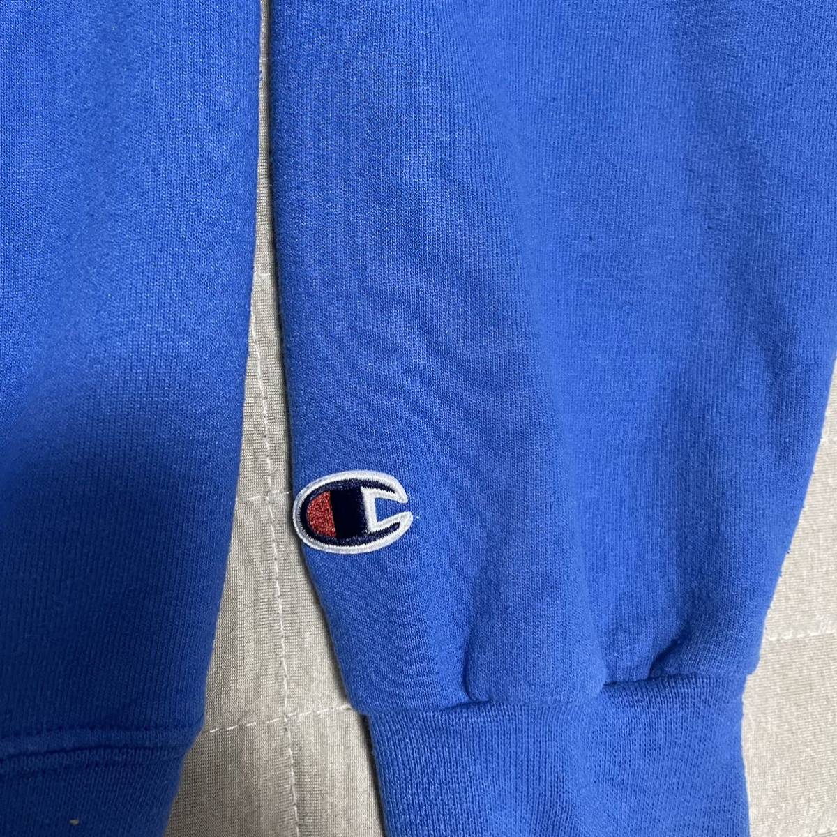 チャンピオン　champion パーカー　フーディー　企業　SUBARU Lサイズ　青　車_画像3