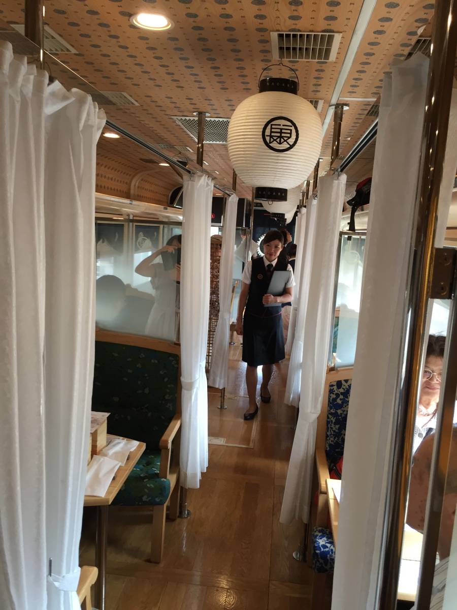 ヤフオク 長良川鉄道 観光列車 Nagara 内装造り写真