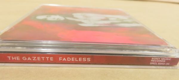 音楽CD　ガゼット　FADELESS　初回限定盤CD＋DVD　the GazettE　SRCL8343～44_画像7