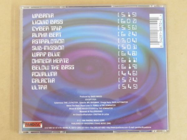 音楽CD BASS WAVES / LIQUID BASS / AMBIENT CAPSULE ONE / PD 8870_画像2
