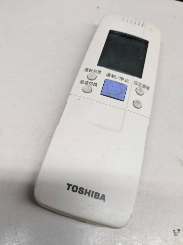 FKB-1-3】 TOSHIBA 東芝 エアコンリモコン WH-G1J 比較的美品 動確済-