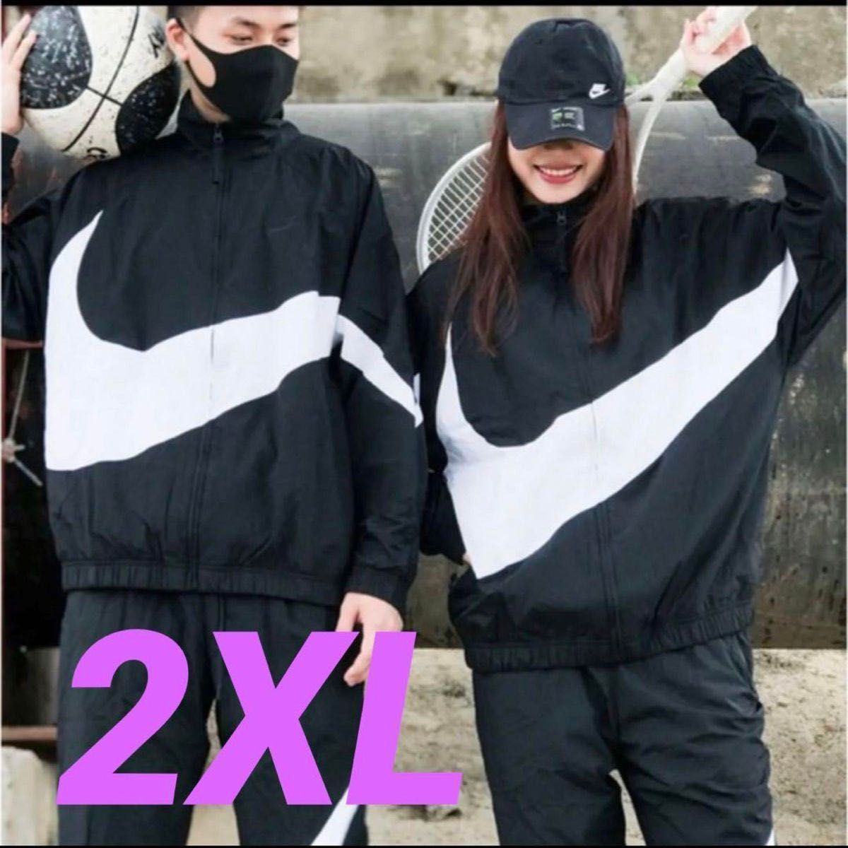 NIKE ナイキ 2XL ビッグスウッシュ ウーブン ジャケット AR3133